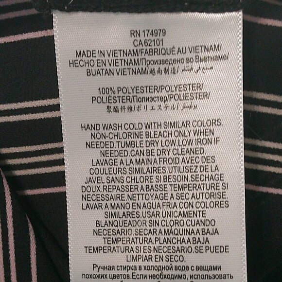 BCBG Maxazria - Sleeveless Sheer V-Neck with Cowl Overlay - Size Small - Picture 4 of 4